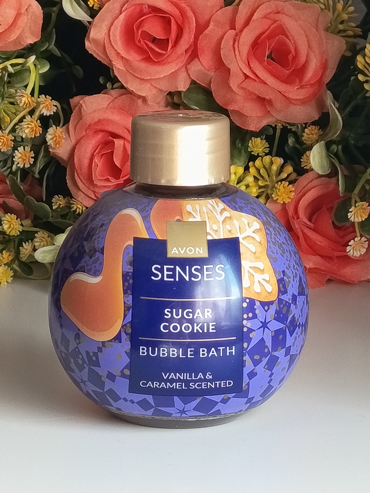 ✨ Bain Moussant Avon Senses – Édition "Sugar Cookie" (Vanille & Caramel) 🍪🧁