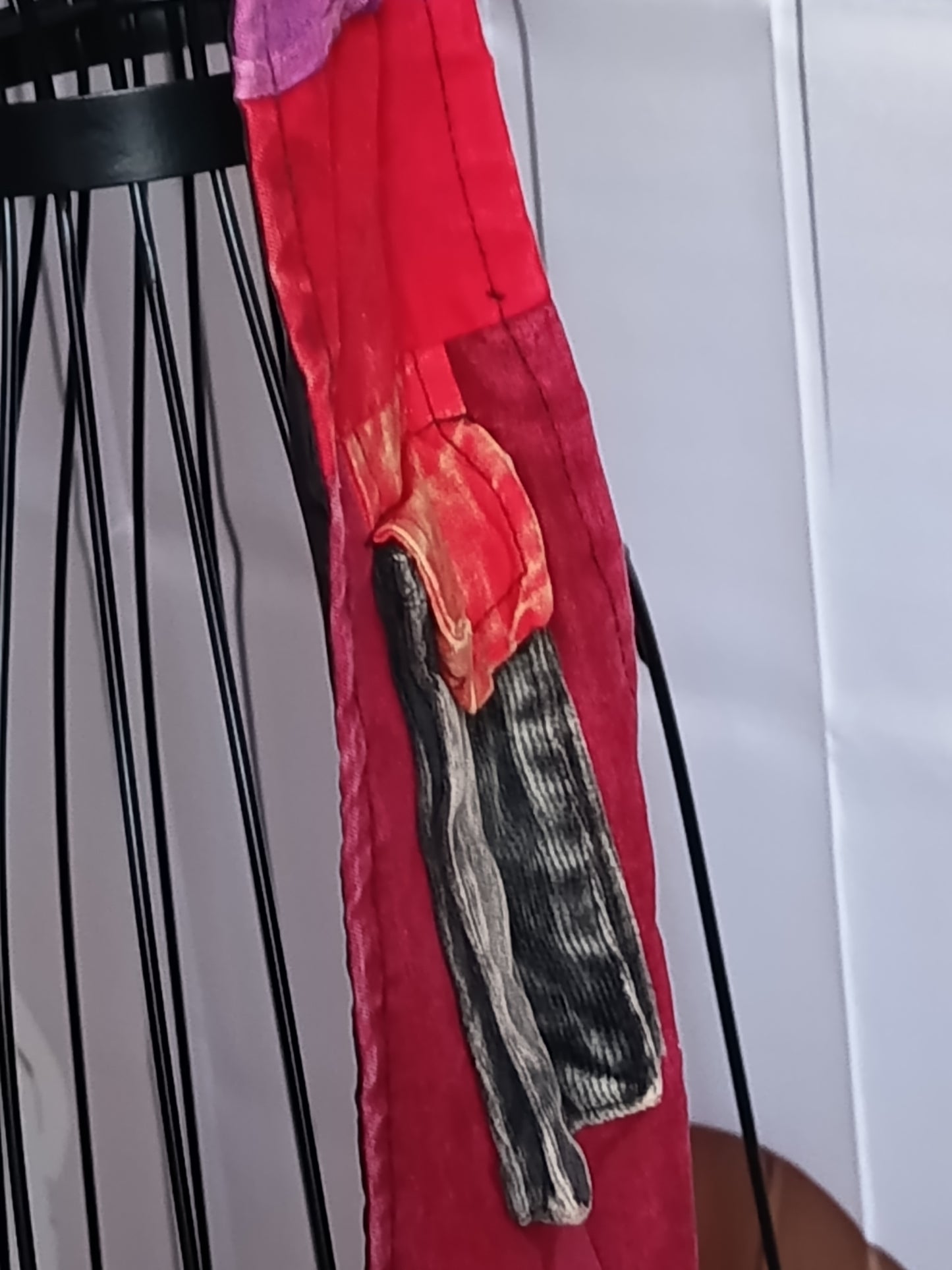 Sac à bandoulière à patchwork, ethnique, 100% coton, coloré N6