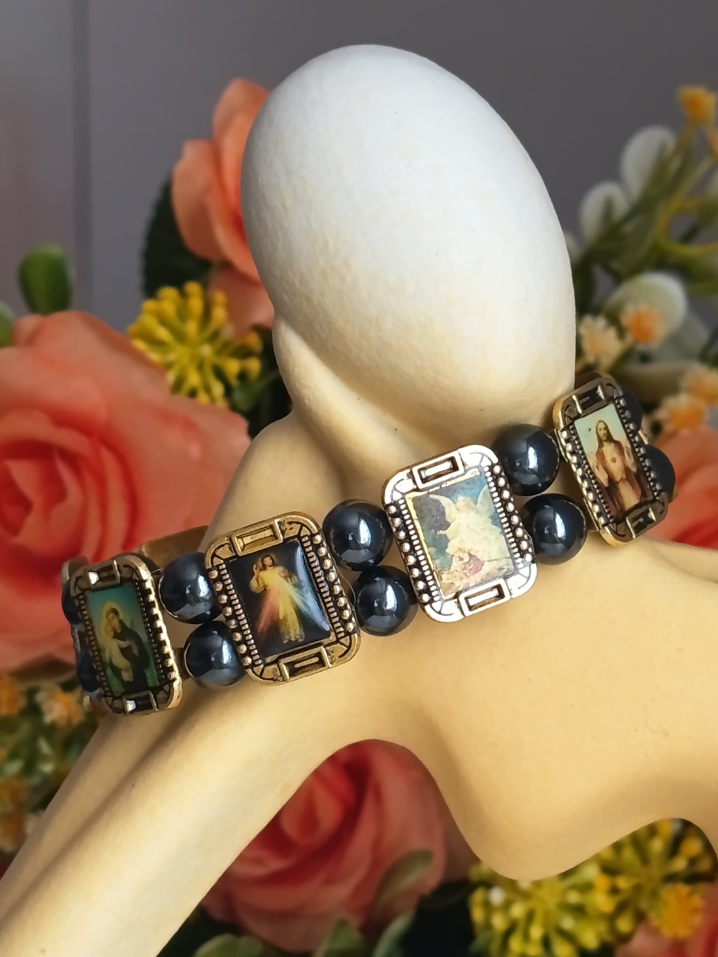 ✨ Bracelet Religieux Sacré – Vintage Années 2000 – Stock Dormant ✨