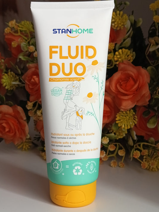 💫🦋 Fluid Duo : hydratant sous ou après la douche, pour peaux normales à sèches, de Stanhome🦋💫