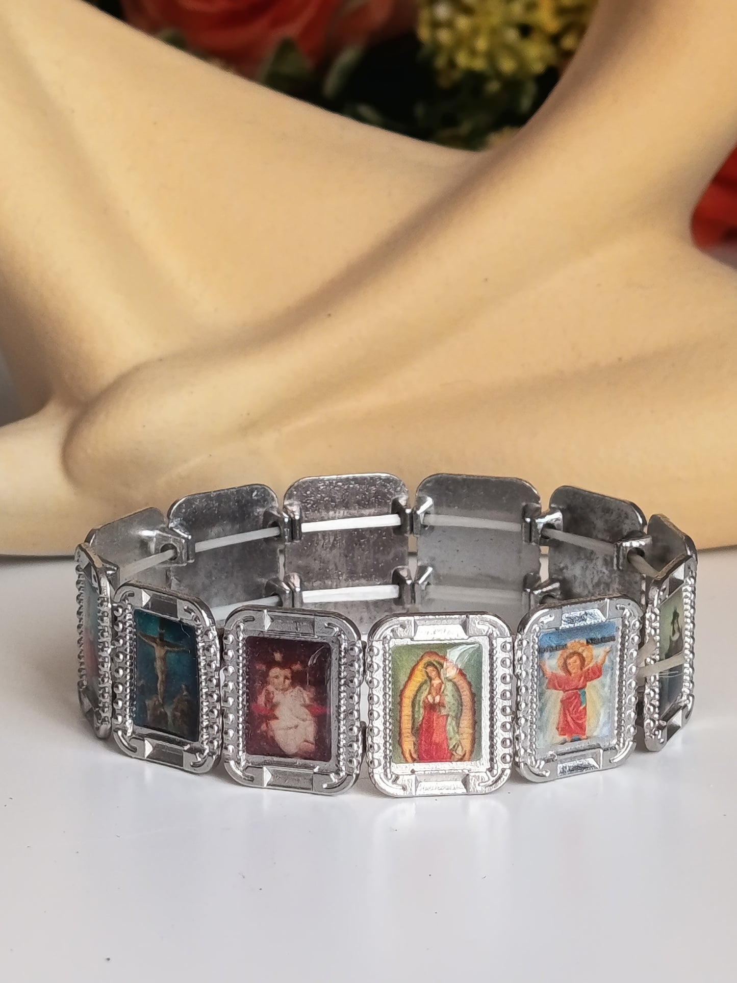 ✨ Bracelet Sacré "Lumière Divine" – Un Bijou de Dévotion Unique ✨Vintage 2000