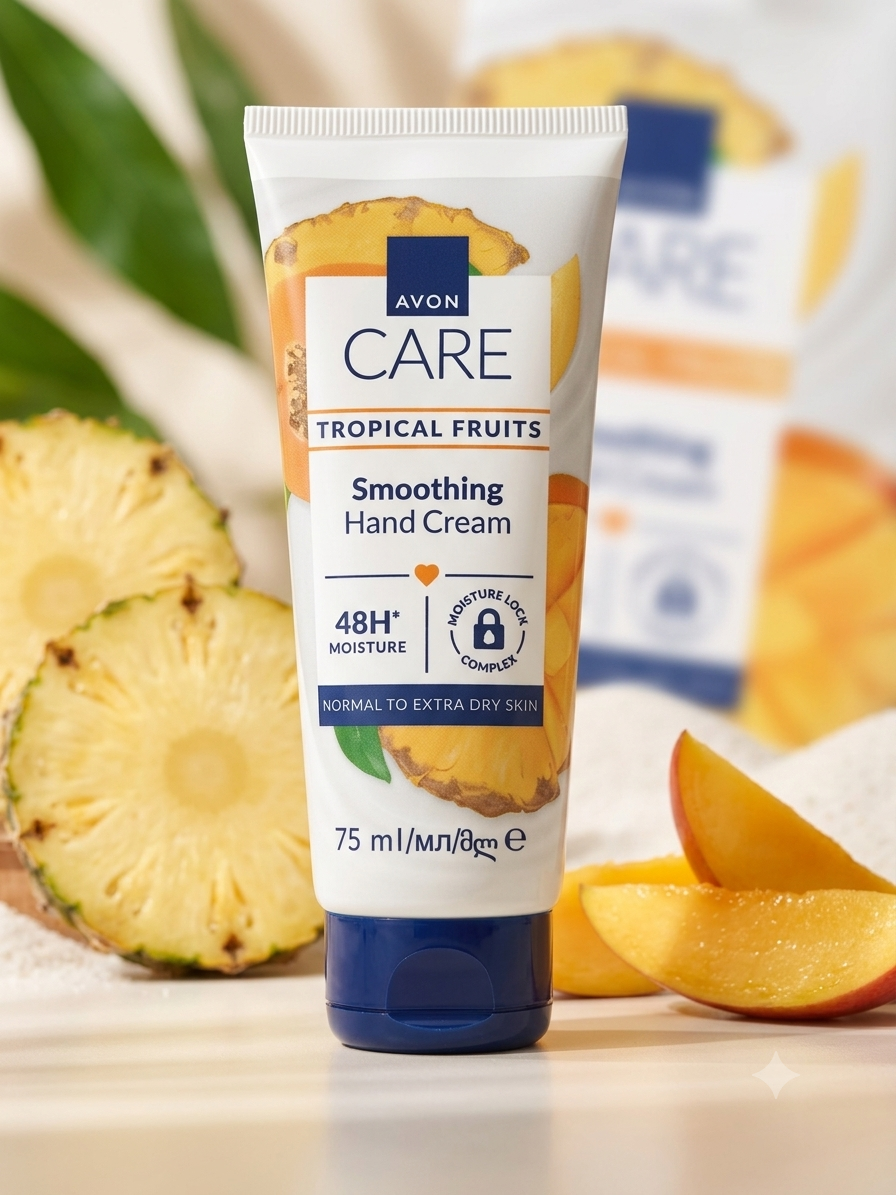 🍍 Avon Care : Crème Mains Lissante - Tropical Fruits 🥭