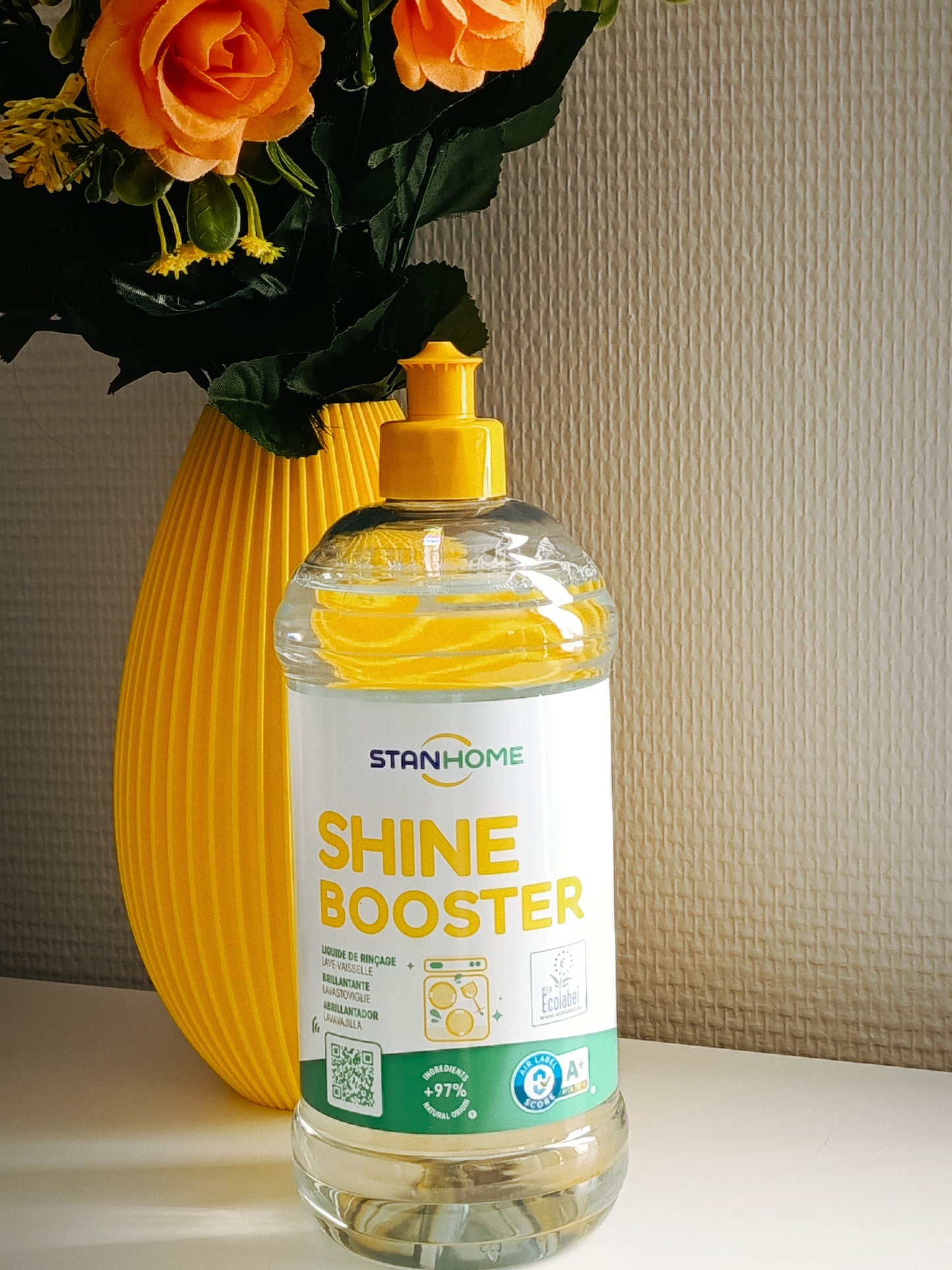 Shine booster : liquide de rinçage lave-vaisselle