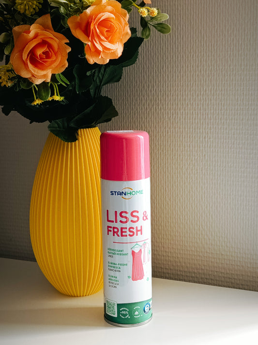 Liss et Fresh : défroissant rafraîchissant pour linge