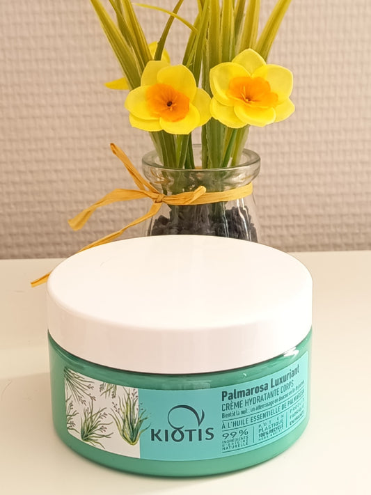Palmarosa Luxiriant : crème  hydratante corps de Kiotis