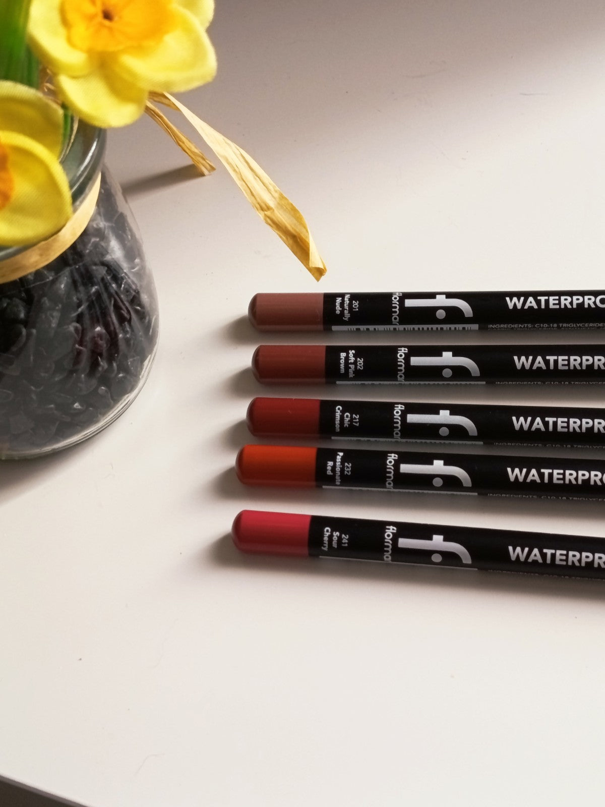 Crayon Waterproof contour de lèvres lipliner, Finition mate longue tenue Flormar