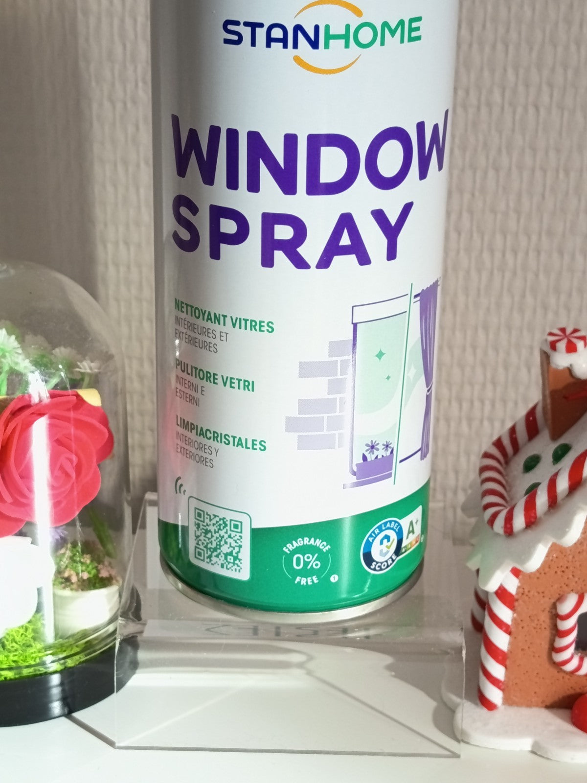 Windows Spray : nettoyant vitres intérieures, extérieurs.  De Stanhome.