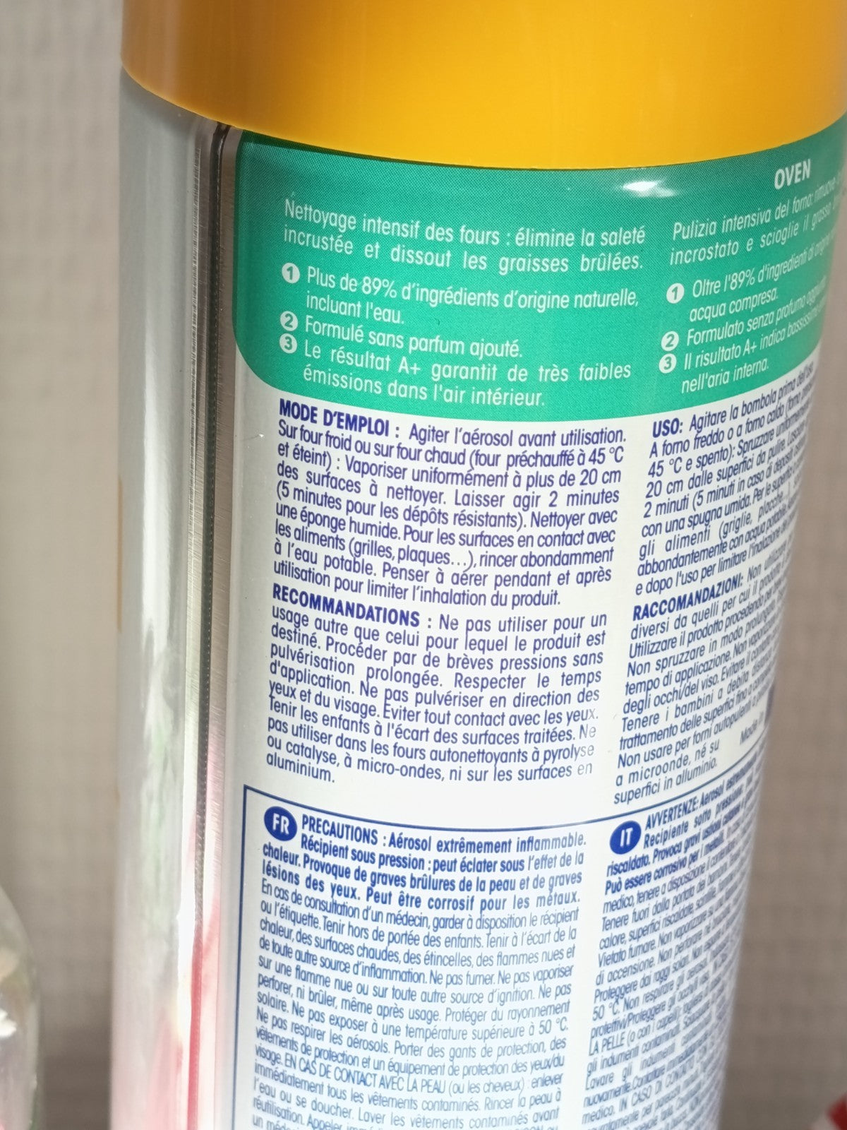 Oven : nettoyant four (400 ml) de Stanhome