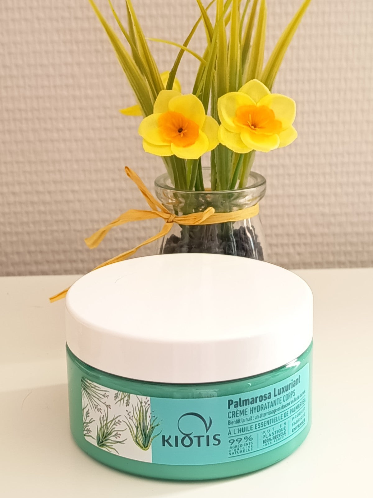 Palmarosa Luxiriant : crème  hydratante corps de Kiotis