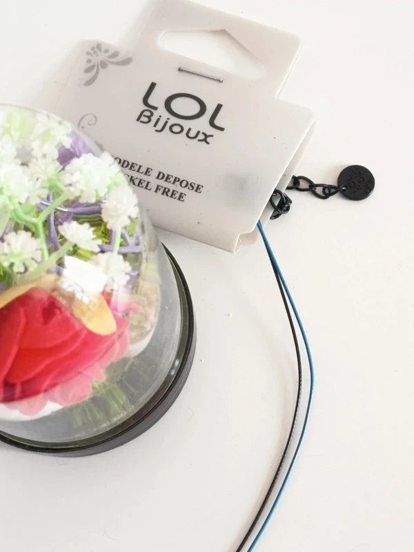 Collier avec pendentif coeur multicolore, effet patchwork, sans nickel, n° 2