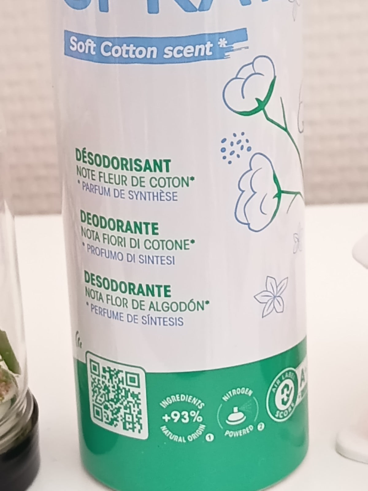 Air Spray Désodorisant aux notes de fleur de coton - De Stanhome