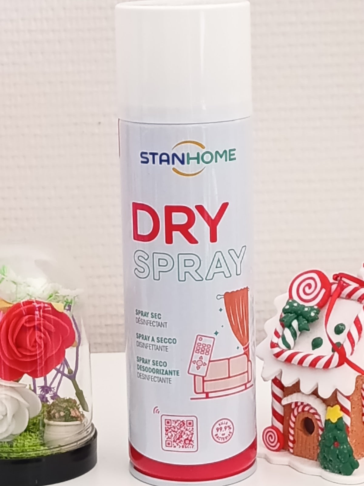 Dry Spray est un spray sec désinfectant, De Stanhome