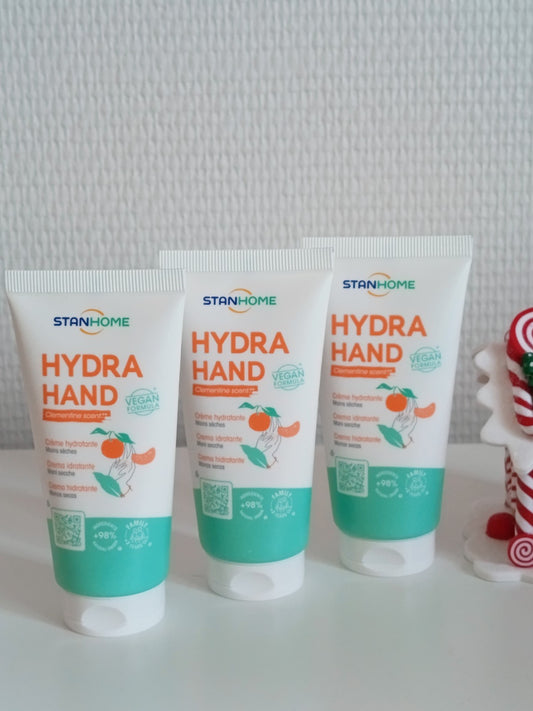 Hydra Hand : crème hydratante mains sèches, parfum clémentine, de Stanhome